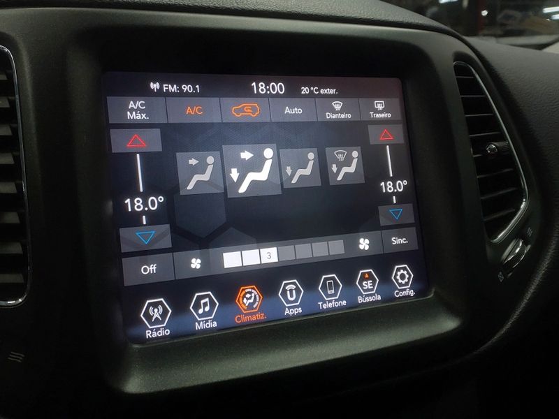 JEEP COMPASS 2.0 16V FLEX LONGITUDE AUTOMÁTICO 2020/2021 BETIOLO NOVOS E SEMINOVOS LAJEADO / Carros no Vale JEEP COMPASS 2.0 16V FLEX LONGITUDE AUTOMÁTICO 2020/2021 BETIOLO NOVOS E SEMINOVOS LAJEADO / Carros no Vale