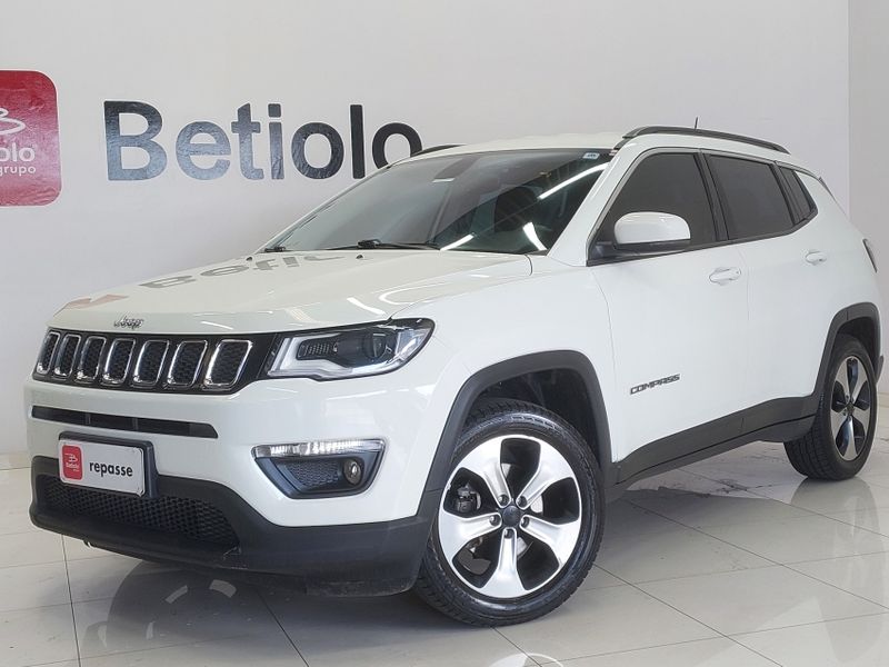 JEEP COMPASS 2.0 16V FLEX LONGITUDE AUTOMÁTICO 2018/2018 BETIOLO NOVOS E SEMINOVOS LAJEADO / Carros no Vale
