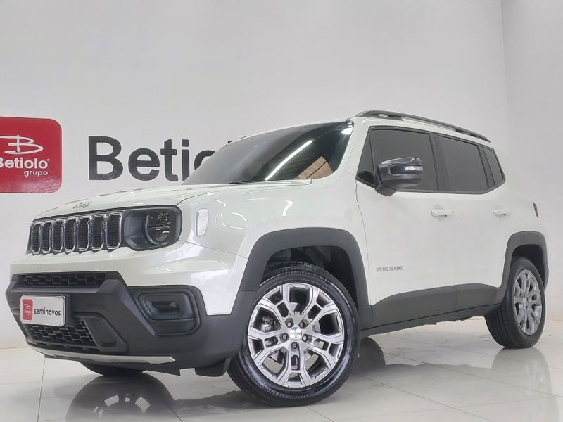 JEEP RENEGADE 1.3 T270 TURBO FLEX LONGITUDE AT6 2024/2025 BETIOLO NOVOS E SEMINOVOS LAJEADO / Carros no Vale
