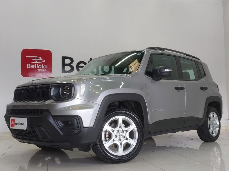 JEEP RENEGADE 1.3 T270 TURBO FLEX SPORT AT6 2023/2024 BETIOLO NOVOS E SEMINOVOS LAJEADO / Carros no Vale JEEP RENEGADE 1.3 T270 TURBO FLEX SPORT AT6 2023/2024 BETIOLO NOVOS E SEMINOVOS LAJEADO / Carros no Vale