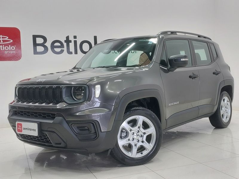 JEEP RENEGADE 1.3 T270 TURBO FLEX SPORT AT6 2023/2023 BETIOLO NOVOS E SEMINOVOS LAJEADO / Carros no Vale JEEP RENEGADE 1.3 T270 TURBO FLEX SPORT AT6 2023/2023 BETIOLO NOVOS E SEMINOVOS LAJEADO / Carros no Vale