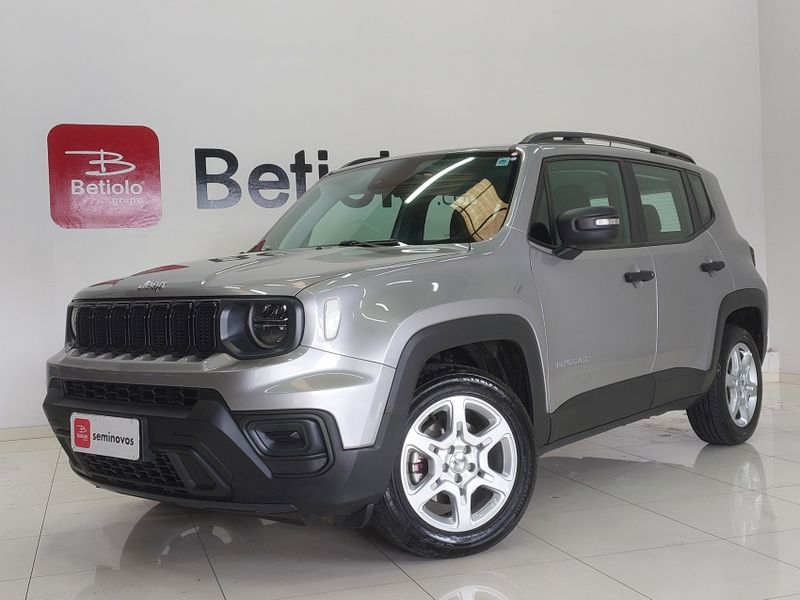 JEEP RENEGADE 1.3 T270 TURBO FLEX SPORT AT6 2023/2024 BETIOLO NOVOS E SEMINOVOS LAJEADO / Carros no Vale JEEP RENEGADE 1.3 T270 TURBO FLEX SPORT AT6 2023/2024 BETIOLO NOVOS E SEMINOVOS LAJEADO / Carros no Vale