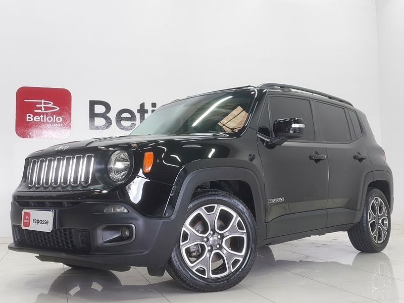 JEEP RENEGADE 1.8 16V FLEX LONGITUDE 4P AUTOMÁTICO 2016/2016 BETIOLO NOVOS E SEMINOVOS LAJEADO / Carros no Vale JEEP RENEGADE 1.8 16V FLEX LONGITUDE 4P AUTOMÁTICO 2016/2016 BETIOLO NOVOS E SEMINOVOS LAJEADO / Carros no Vale
