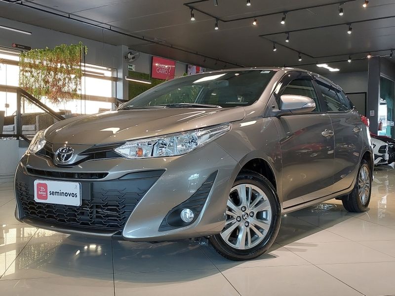 Toyota YARIS 1.3 16V FLEX XL PLUS TECH MULTIDRIVE 2019/2020 BETIOLO NOVOS E SEMINOVOS LAJEADO / Carros no Vale