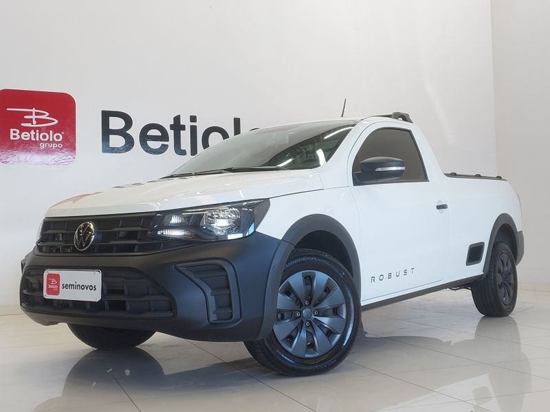 Volkswagen SAVEIRO 1.6 MSI ROBUST CS 16V FLEX 2P MANUAL 2024/2025 BETIOLO NOVOS E SEMINOVOS LAJEADO / Carros no Vale