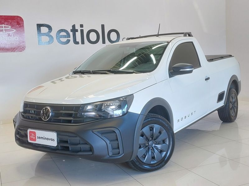Volkswagen SAVEIRO 1.6 MSI ROBUST CS 16V FLEX 2P MANUAL 2024/2025 BETIOLO NOVOS E SEMINOVOS LAJEADO / Carros no Vale