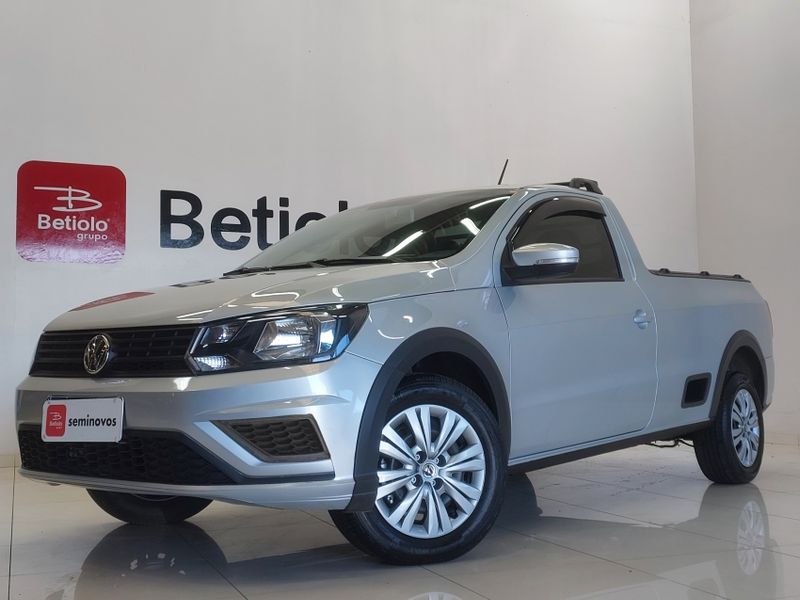 Volkswagen SAVEIRO 1.6 MSI TRENDLINE CS 16V FLEX 2P MANUAL 2022/2023 BETIOLO NOVOS E SEMINOVOS LAJEADO / Carros no Vale