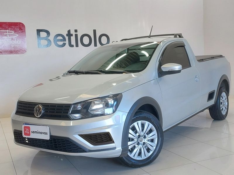 Volkswagen SAVEIRO 1.6 MSI TRENDLINE CS 16V FLEX 2P MANUAL 2022/2023 BETIOLO NOVOS E SEMINOVOS LAJEADO / Carros no Vale