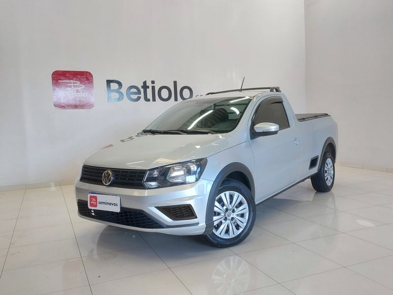 Volkswagen SAVEIRO 1.6 MSI TRENDLINE CS 16V FLEX 2P MANUAL 2022/2023 BETIOLO NOVOS E SEMINOVOS LAJEADO / Carros no Vale