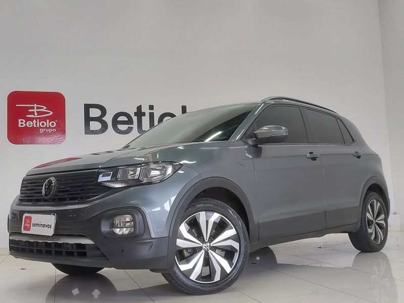 Volkswagen T-CROSS 1.0 200 TSI TOTAL FLEX COMFORTLINE AUTOMÁTICO 2024/2024 BETIOLO NOVOS E SEMINOVOS LAJEADO / Carros no Vale