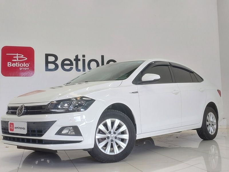 Volkswagen VIRTUS 1.0 200 TSI COMFORTLINE AUTOMÁTICO 2018/2018 BETIOLO NOVOS E SEMINOVOS LAJEADO / Carros no Vale