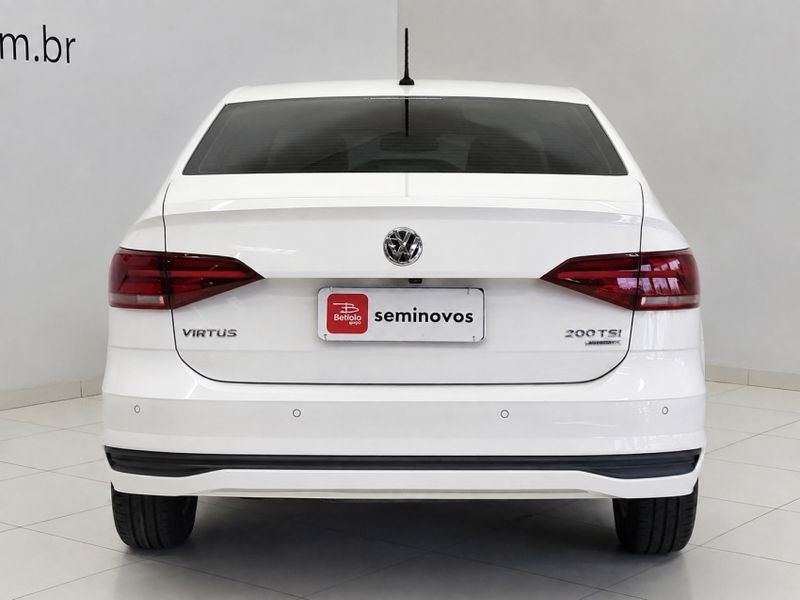 Volkswagen VIRTUS 1.0 200 TSI COMFORTLINE AUTOMÁTICO 2018/2018 BETIOLO NOVOS E SEMINOVOS LAJEADO / Carros no Vale