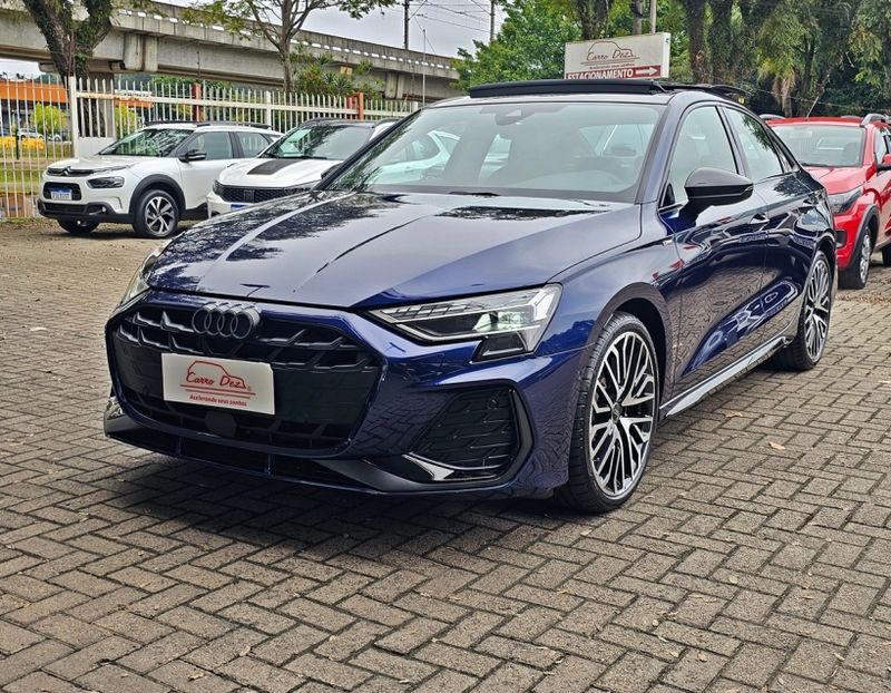 Audi A3 2.0 40 TFSI GASOLINA SEDAN PERFORMANCE BLACK S-TRONIC 2024/2025 CARRO DEZ NOVO HAMBURGO / Carros no Vale Audi A3 2.0 40 TFSI GASOLINA SEDAN PERFORMANCE BLACK S-TRONIC 2024/2025 CARRO DEZ NOVO HAMBURGO / Carros no Vale