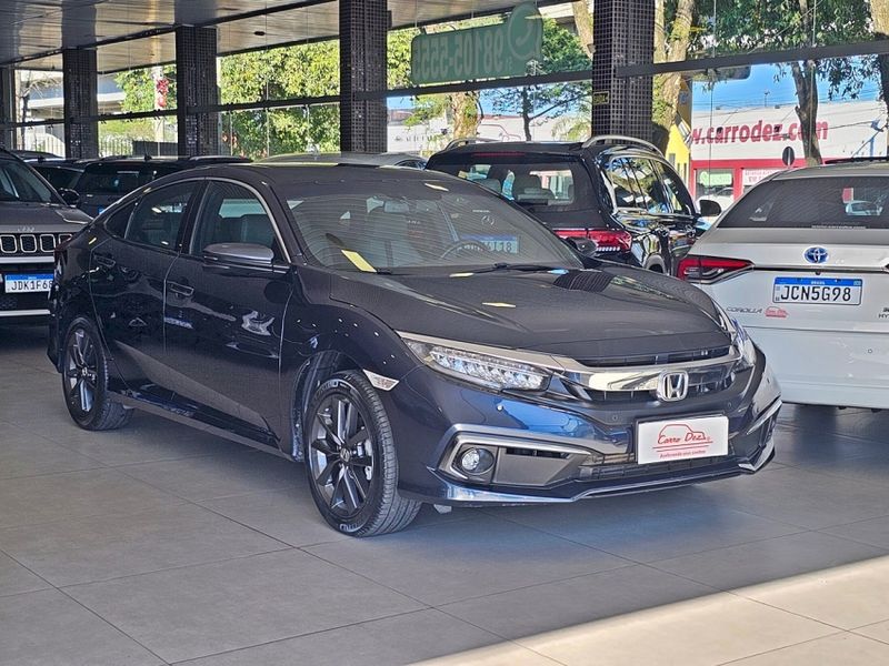 Honda CIVIC 1.5 16V TURBO GASOLINA TOURING 4P CVT 2021/2021 CARRO DEZ NOVO HAMBURGO / Carros no Vale