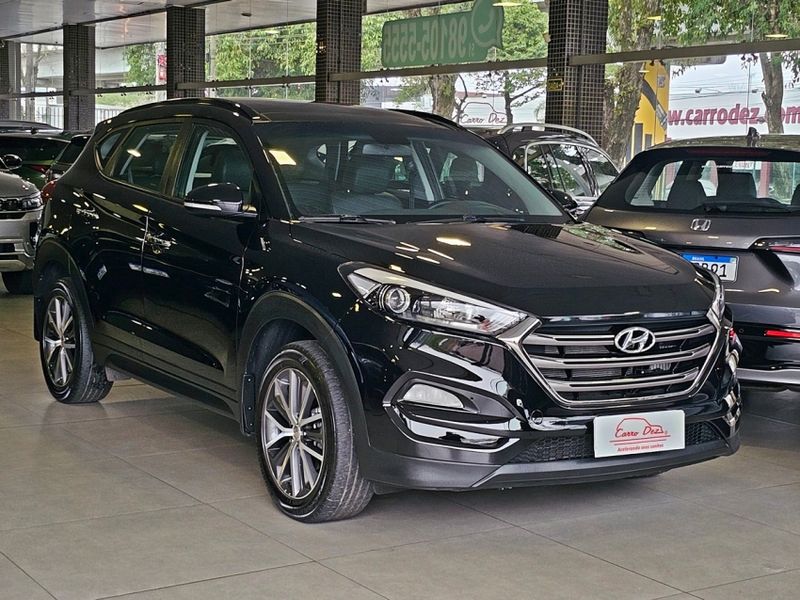 Hyundai TUCSON 1.6 16V T-GDI GASOLINA LIMITED ECOSHIFT 2017/2018 CARRO DEZ NOVO HAMBURGO / Carros no Vale