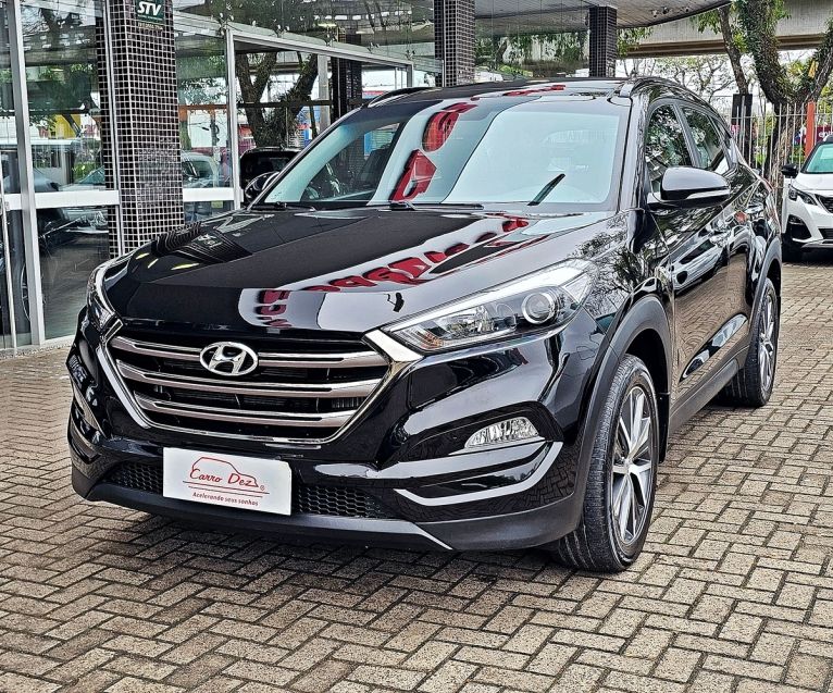 Hyundai TUCSON 1.6 16V T-GDI GASOLINA LIMITED ECOSHIFT 2017/2018 CARRO DEZ NOVO HAMBURGO / Carros no Vale