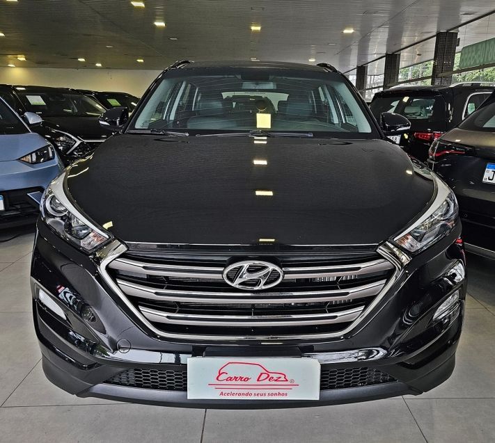 Hyundai TUCSON 1.6 16V T-GDI GASOLINA LIMITED ECOSHIFT 2017/2018 CARRO DEZ NOVO HAMBURGO / Carros no Vale
