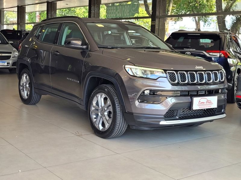 JEEP COMPASS 1.3 T270 TURBO FLEX LONGITUDE AT6 2022/2022 CARRO DEZ NOVO HAMBURGO / Carros no Vale JEEP COMPASS 1.3 T270 TURBO FLEX LONGITUDE AT6 2022/2022 CARRO DEZ NOVO HAMBURGO / Carros no Vale