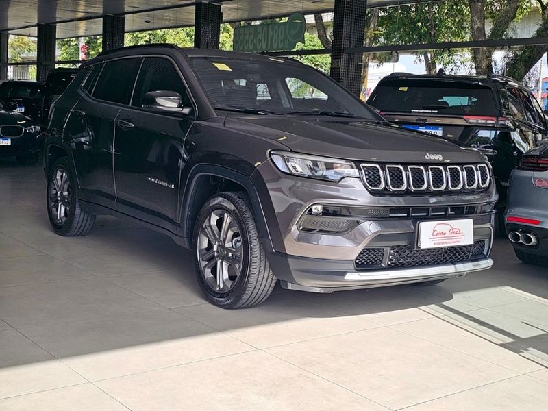 JEEP COMPASS 1.3 T270 TURBO FLEX LONGITUDE AT6 2022/2023 CARRO DEZ NOVO HAMBURGO / Carros no Vale JEEP COMPASS 1.3 T270 TURBO FLEX LONGITUDE AT6 2022/2023 CARRO DEZ NOVO HAMBURGO / Carros no Vale