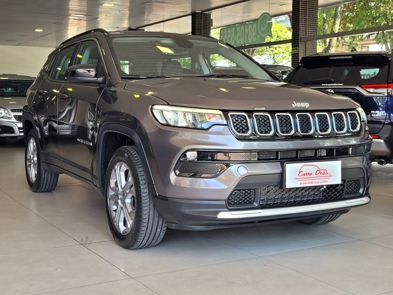 JEEP COMPASS 1.3 T270 TURBO FLEX LONGITUDE AT6 2022/2022 CARRO DEZ NOVO HAMBURGO / Carros no Vale JEEP COMPASS 1.3 T270 TURBO FLEX LONGITUDE AT6 2022/2022 CARRO DEZ NOVO HAMBURGO / Carros no Vale
