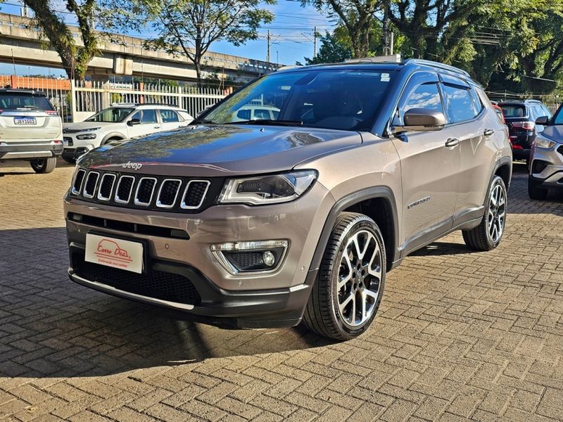 JEEP COMPASS 2.0 16V FLEX LIMITED AUTOMÁTICO 2020/2021 CARRO DEZ NOVO HAMBURGO / Carros no Vale