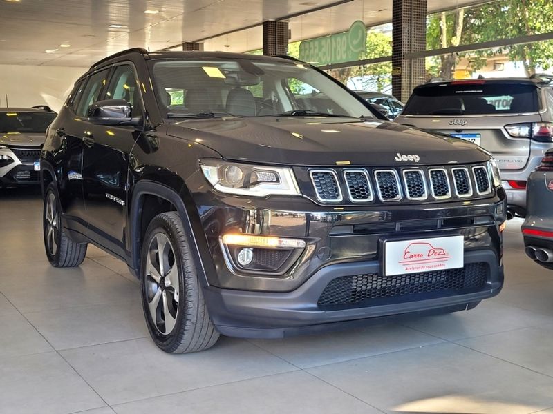 JEEP COMPASS 2.0 16V FLEX LONGITUDE AUTOMÁTICO 2018/2018 CARRO DEZ NOVO HAMBURGO / Carros no Vale JEEP COMPASS 2.0 16V FLEX LONGITUDE AUTOMÁTICO 2018/2018 CARRO DEZ NOVO HAMBURGO / Carros no Vale