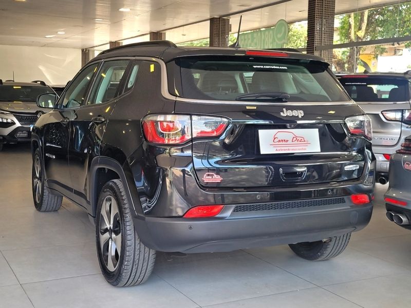 JEEP COMPASS 2.0 16V FLEX LONGITUDE AUTOMÁTICO 2018/2018 CARRO DEZ NOVO HAMBURGO / Carros no Vale JEEP COMPASS 2.0 16V FLEX LONGITUDE AUTOMÁTICO 2018/2018 CARRO DEZ NOVO HAMBURGO / Carros no Vale