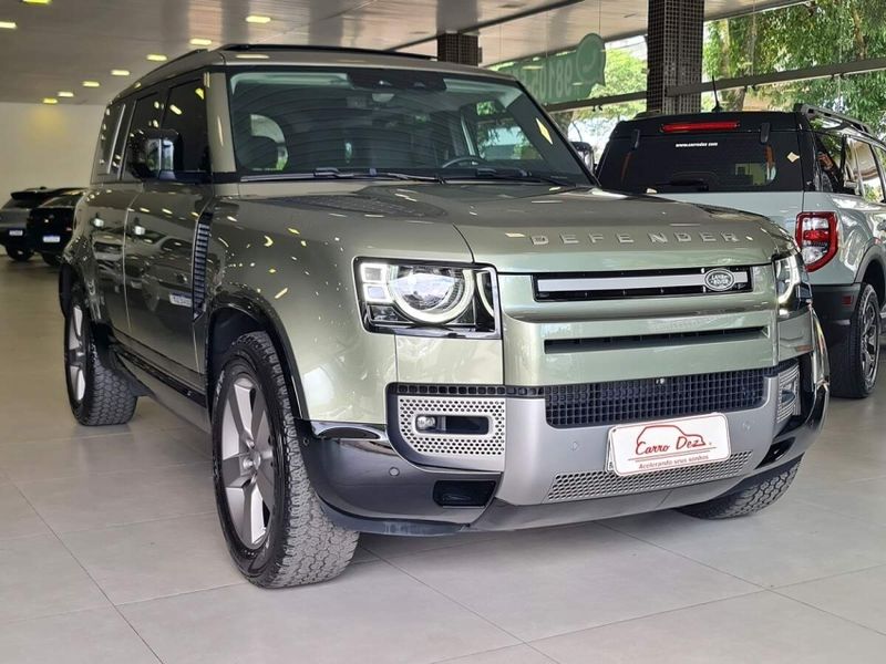 Land Rover DEFENDER 2.0 P300 GASOLINA 110 HSE AWD AUTOMÁTICO 2021/2022 CARRO DEZ NOVO HAMBURGO / Carros no Vale Land Rover DEFENDER 2.0 P300 GASOLINA 110 HSE AWD AUTOMÁTICO 2021/2022 CARRO DEZ NOVO HAMBURGO / Carros no Vale