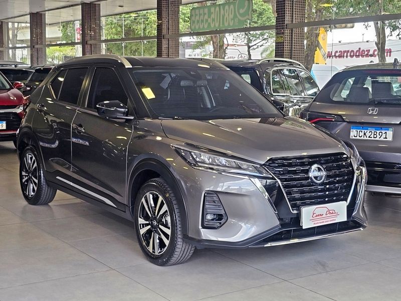 Nissan KICKS 1.6 16V FLEXSTART EXCLUSIVE XTRONIC 2023/2024 CARRO DEZ NOVO HAMBURGO / Carros no Vale