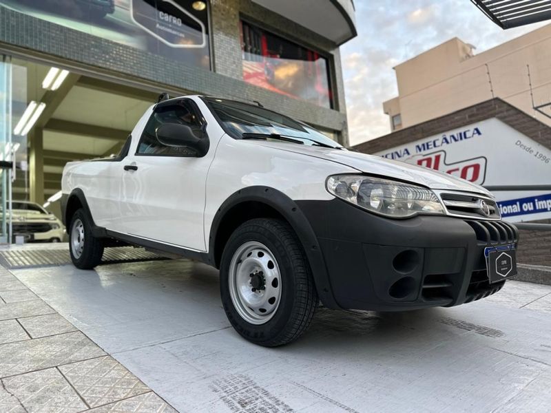 Fiat STRADA 1.4 MPI FIRE CS 8V FLEX 2P MANUAL 2011/2012 CARRO AUTOMARCAS CAXIAS DO SUL / Carros no Vale