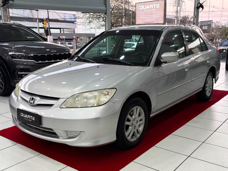HONDA CIVIC 1.7 LX 16V 2004/2004 DUARTE VEÍCULOS PORTO ALEGRE / Carros no Vale HONDA CIVIC 1.7 LX 16V 2004/2004 DUARTE VEÍCULOS PORTO ALEGRE / Carros no Vale