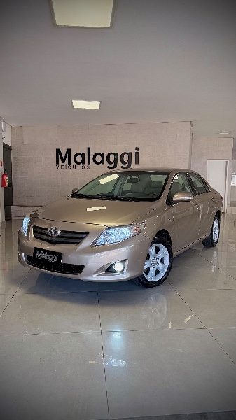 TOYOTA COROLLA 1.8 XEI 16V FLEX 4P AUTOMÁTICO 2009/2009 MALAGGI VEÍCULOS ENCANTADO / Carros no Vale