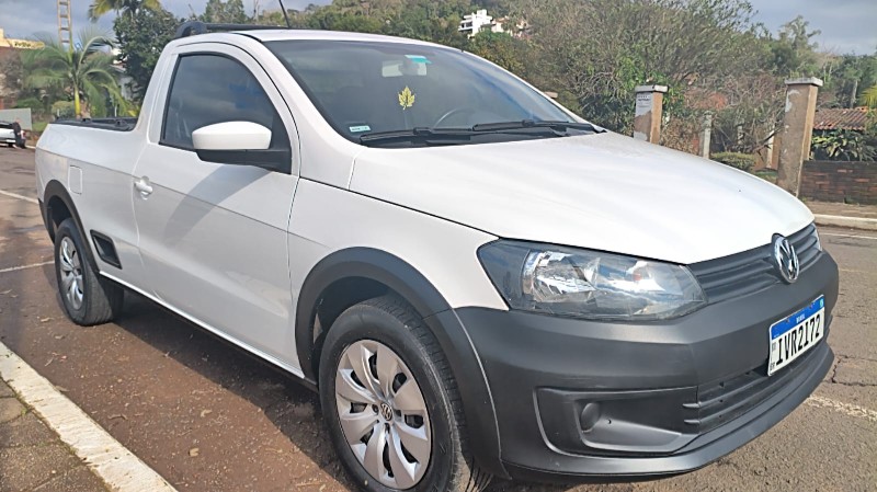 VOLKSWAGEN SAVEIRO 1.6 MI CS 8V FLEX 2P MANUAL G.VI 2014/2015 ADRIANO VEÍCULOS CRUZEIRO DO SUL / Carros no Vale