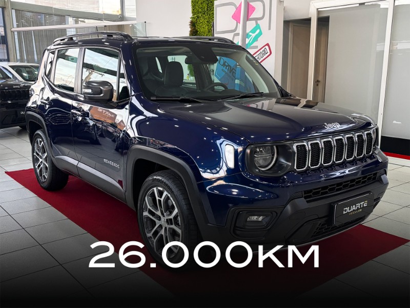 JEEP RENEGADE 1.3 LONGITUDE T270 2022 2022/2022 DUARTE VEÍCULOS PORTO ALEGRE / Carros no Vale
