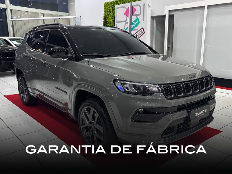 JEEP COMPASS 1.3 T270 TURBO FLEX S AT6 2024/2025 DUARTE VEÍCULOS PORTO ALEGRE / Carros no Vale JEEP COMPASS 1.3 T270 TURBO FLEX S AT6 2024/2025 DUARTE VEÍCULOS PORTO ALEGRE / Carros no Vale