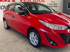TOYOTA YARIS HB XLPLUSAT 2018/2019 LAVENDA VEÍCULOS ARROIO DO MEIO / Carros no Vale