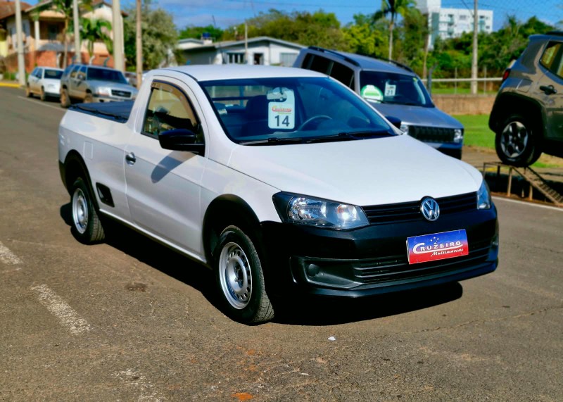 VOLKSWAGEN SAVEIRO 1.6 2014/2014 CRUZEIRO MULTIMARCAS CRUZEIRO DO SUL / Carros no Vale