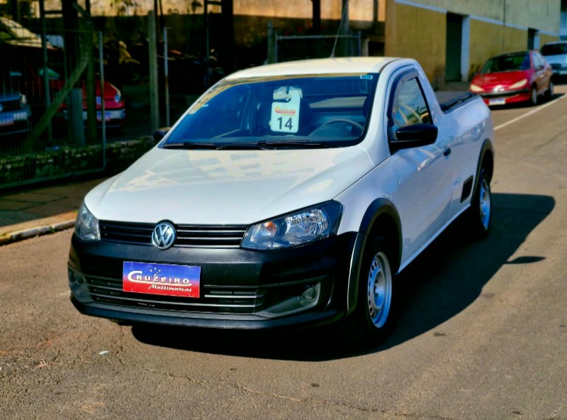 VOLKSWAGEN SAVEIRO 1.6 2014/2014 CRUZEIRO MULTIMARCAS CRUZEIRO DO SUL / Carros no Vale
