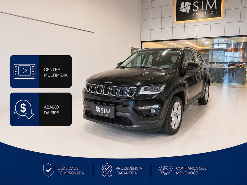 Jeep Compass 2.0 16v Sport 2017/2018 SIM VEÍCULOS PORTO ALEGRE / Carros no Vale