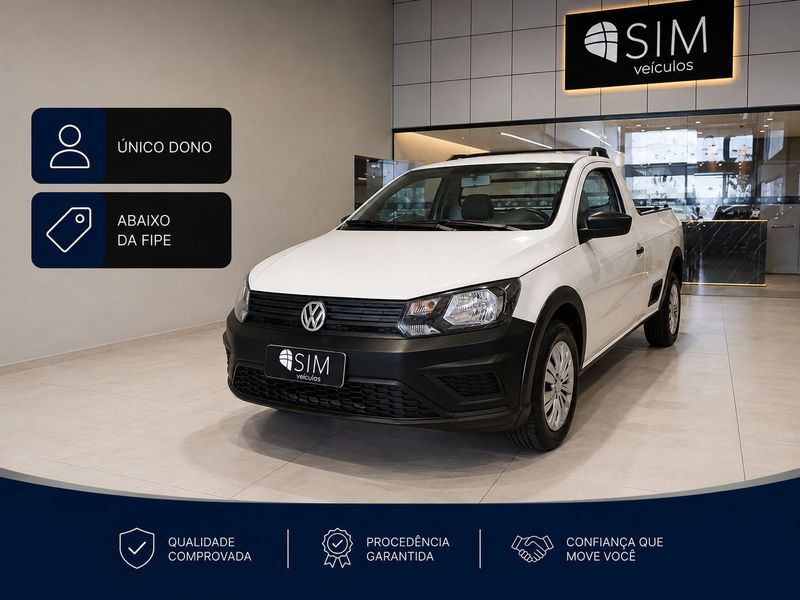 Volkswagen Saveiro 1.6 Cs Robust 8v 2022/2023 SIM VEÍCULOS PORTO ALEGRE / Carros no Vale