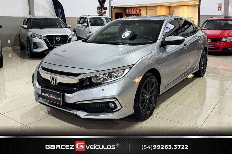HONDA CIVIC 2.0 16V FLEXONE EXL CVT 2019/2020 GARCEZ VEÍCULOS BENTO GONÇALVES / Carros no Vale
