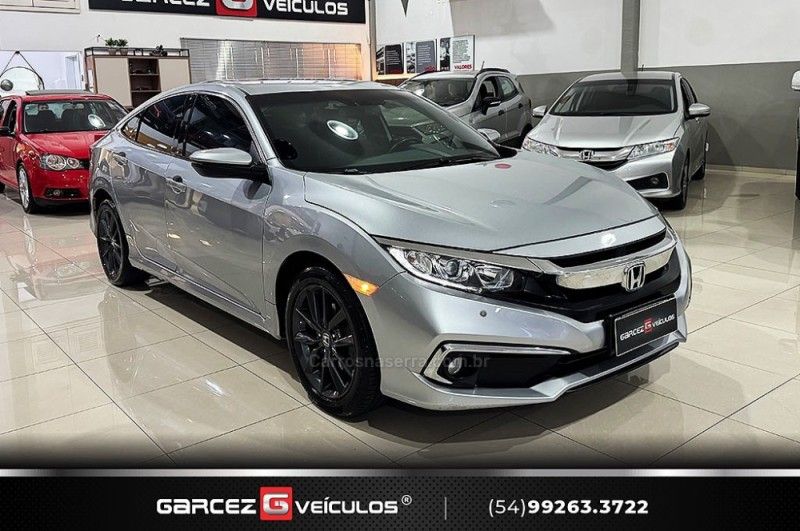 HONDA CIVIC 2.0 16V FLEXONE EXL CVT 2019/2020 GARCEZ VEÍCULOS BENTO GONÇALVES / Carros no Vale