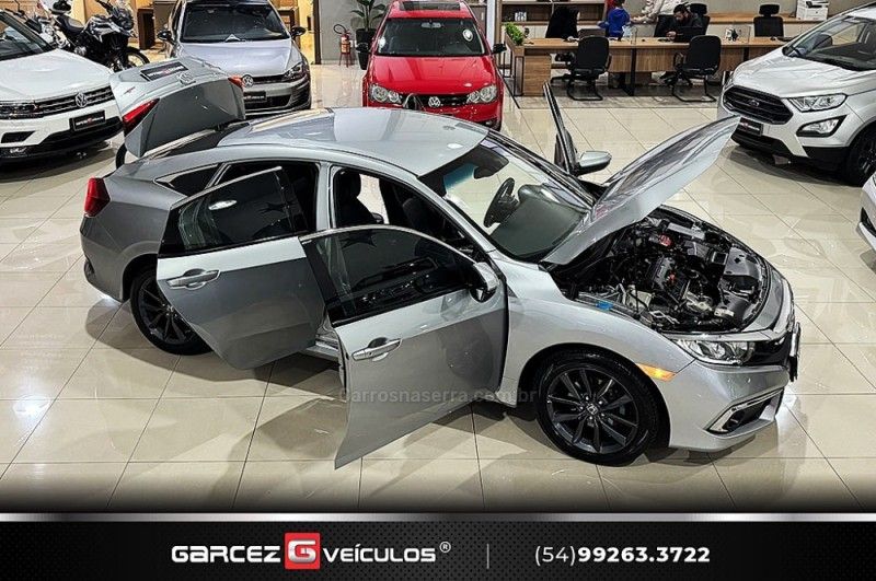 HONDA CIVIC 2.0 16V FLEXONE EXL CVT 2019/2020 GARCEZ VEÍCULOS BENTO GONÇALVES / Carros no Vale