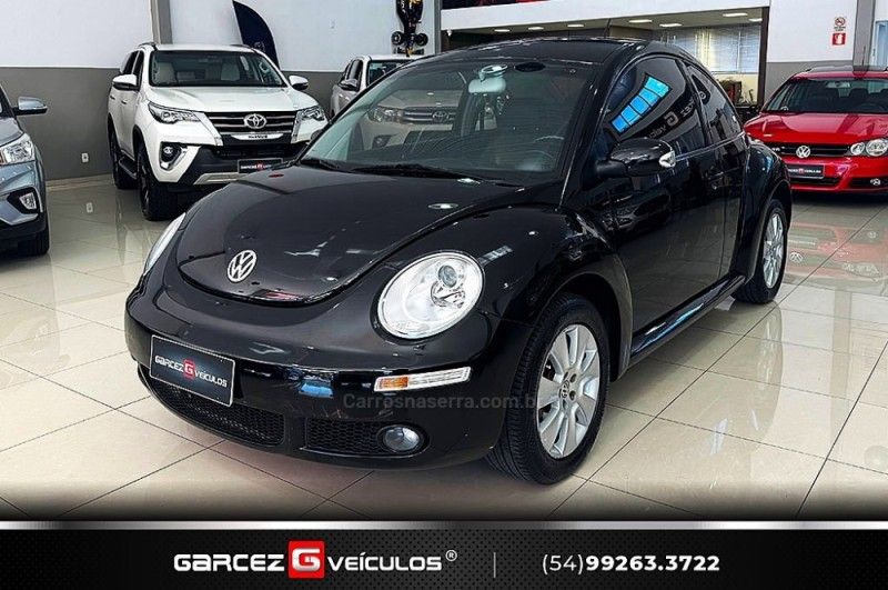 VOLKSWAGEN NEW BEETLE 2.0 MI 8V TIPTRONIC 2008/2008 GARCEZ VEÍCULOS BENTO GONÇALVES / Carros no Vale VOLKSWAGEN NEW BEETLE 2.0 MI 8V TIPTRONIC 2008/2008 GARCEZ VEÍCULOS BENTO GONÇALVES / Carros no Vale