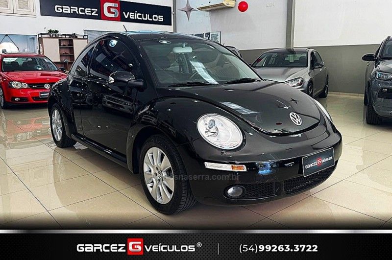 VOLKSWAGEN NEW BEETLE 2.0 MI 8V TIPTRONIC 2008/2008 GARCEZ VEÍCULOS BENTO GONÇALVES / Carros no Vale VOLKSWAGEN NEW BEETLE 2.0 MI 8V TIPTRONIC 2008/2008 GARCEZ VEÍCULOS BENTO GONÇALVES / Carros no Vale