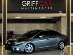 HONDA CIVIC 2.0 LXR 16V 2014/2014 GRIFFCAR MULTIMARCAS DOIS IRMÃOS / Carros no Vale
