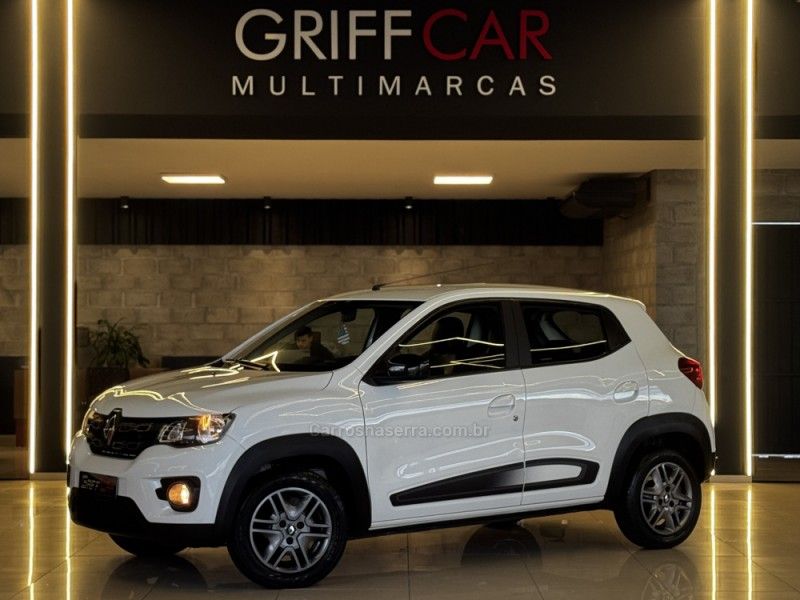 RENAULT KWID 1.0 12V SCE INTENSE 2018/2018 GRIFFCAR MULTIMARCAS DOIS IRMÃOS / Carros no Vale RENAULT KWID 1.0 12V SCE INTENSE 2018/2018 GRIFFCAR MULTIMARCAS DOIS IRMÃOS / Carros no Vale