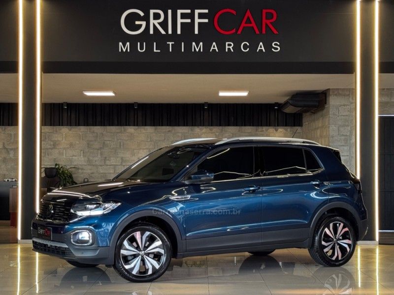 VOLKSWAGEN T-CROSS 1.4 HIGHLINE TSI 16V 2022/2023 GRIFFCAR MULTIMARCAS DOIS IRMÃOS / Carros no Vale