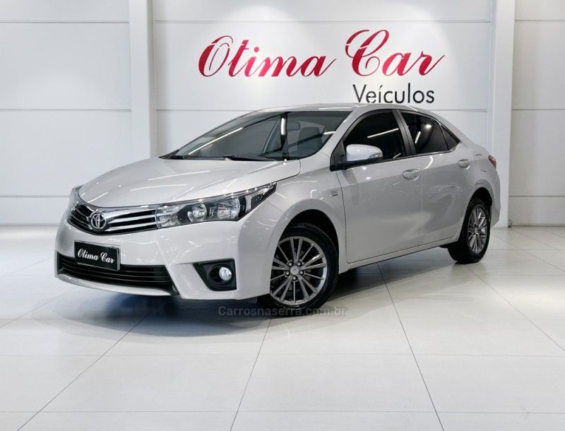 TOYOTA COROLLA 2.0 XEI 16V 2015/2016 ÓTIMA CAR FLORES DA CUNHA / Carros no Vale