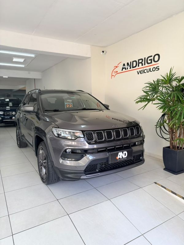 JEEP COMPASS 1.3 80 ANOS T270 16V TURBO 4X2 2021/2022 ANDRIGO VEÍCULOS CAXIAS DO SUL / Carros no Vale